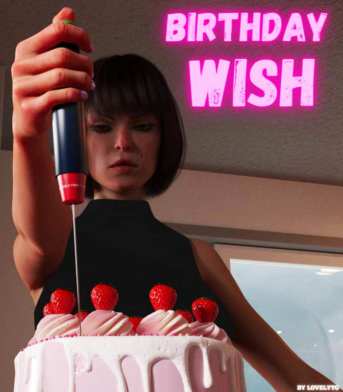 LovelyTGCaptions - Birthday Wish 3D Porn Comic