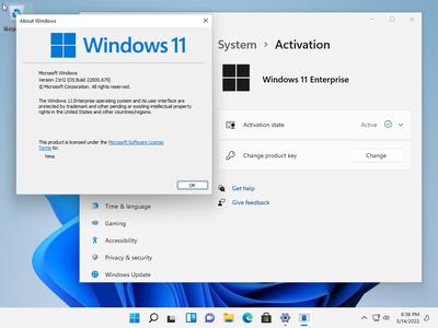 Windows 11 Enterprise 21H2 Build 22000.675 (No TPM Required) With Office 2021 Pro Plus Multilingual Preactivated (x64)