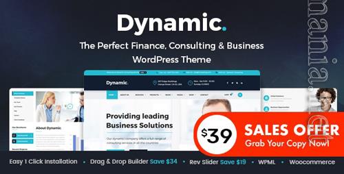 Dynamic - Finance and Consulting WordPress Theme 17813573