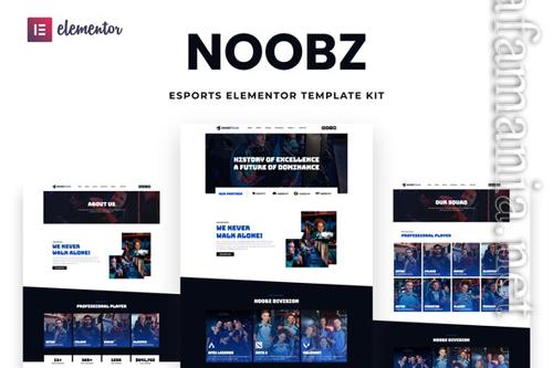 Noobz - E-sports Elementor Template Kit 37195604