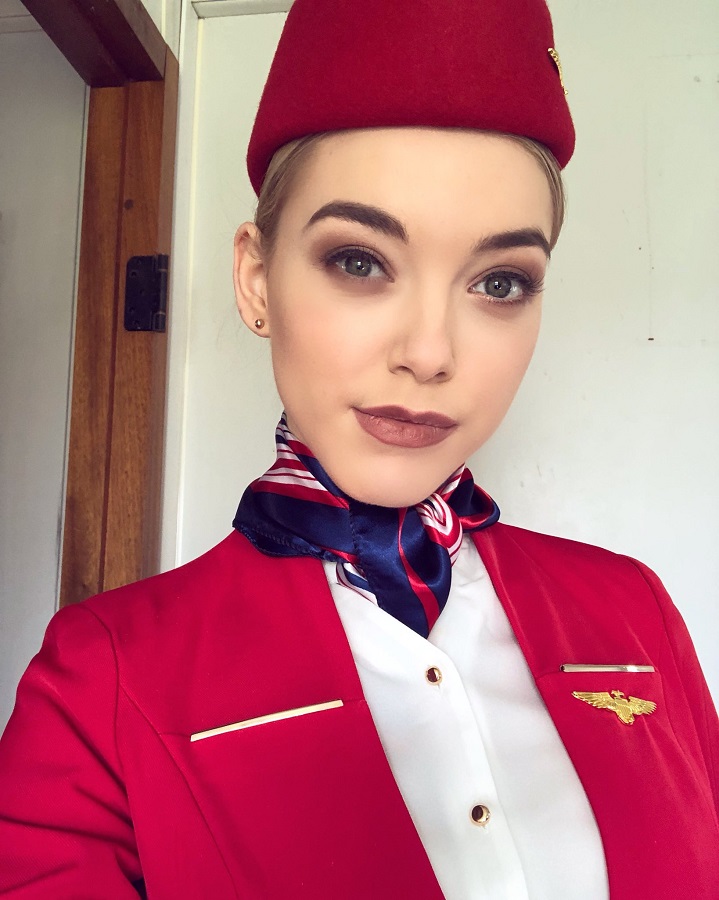Anny Aurora - Sex With Stewardess In Airplane (FullHD/505 MB)