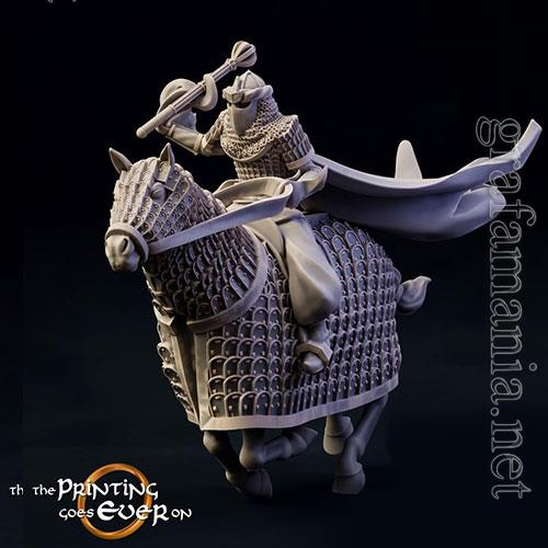 Print 3D Model Dark Cataphract Mounted