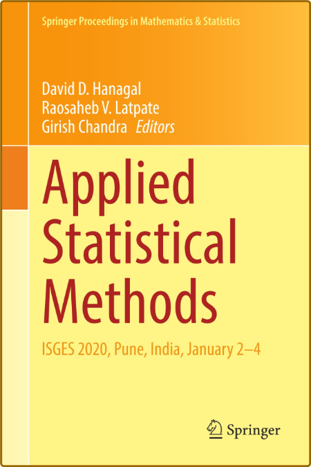  Applied Statistical Methods - ISGES 2020, Pune, India, January 2 - 4 D533c81169d5e927a538ab6a2655836f