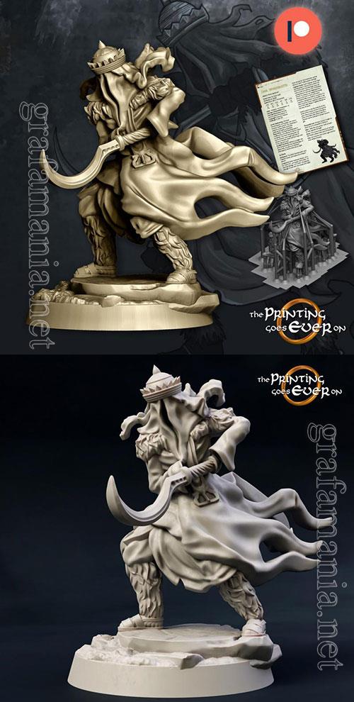 Print 3D Model Dark Swordmaster