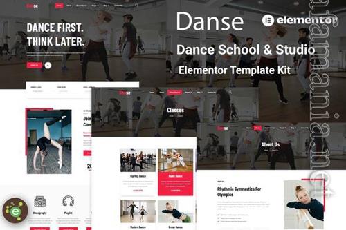 Danse - Dance School and Studio Elementor Template Kit 37187780
