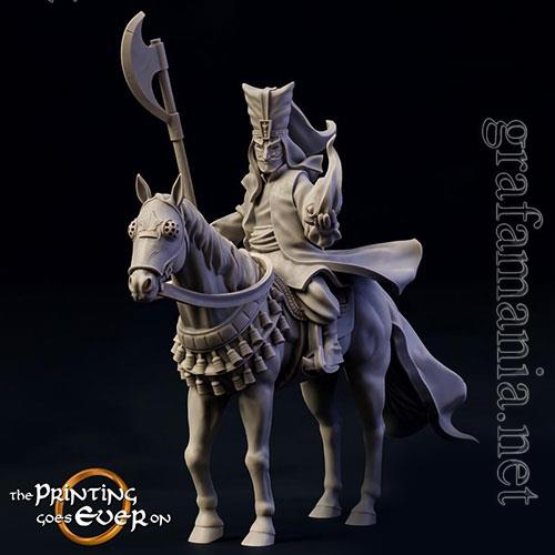 Print 3D Model Dark Sorcerer Mounted