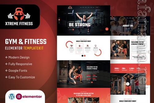 Xtreme Fitness Elementor Template Kit 37071475