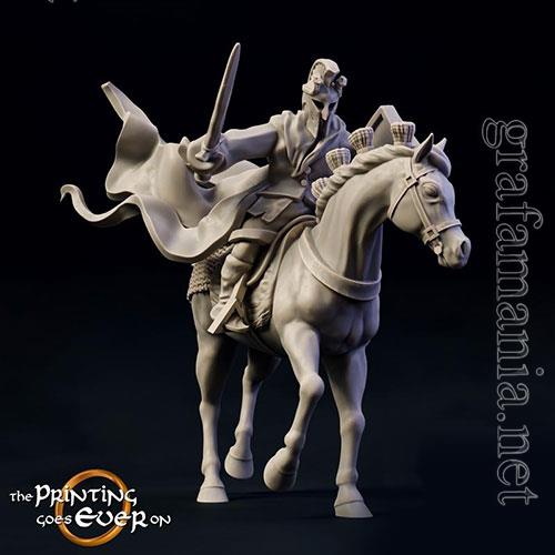 Print 3D Model Dark Myrmidon Mounted