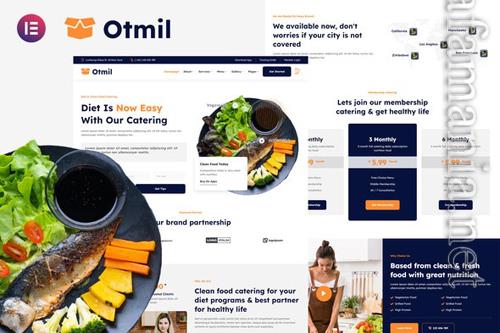 Otmil - Diet & Clean Food Catering Services Elementor Template Kit 37160339