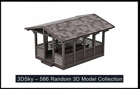 3DSky Pro 2021 - 586 Mix 3D-Models Collection