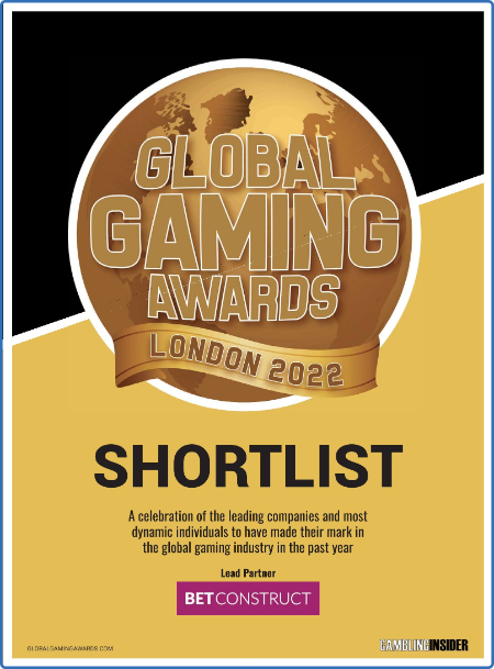 Gambling Insider - Global Gaming Awards London 2022 Shortlist - March 2022