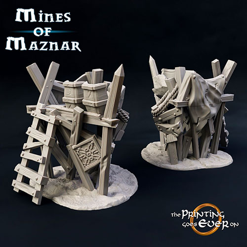 3D Print Model Goblin Scaffolding Watchtower
