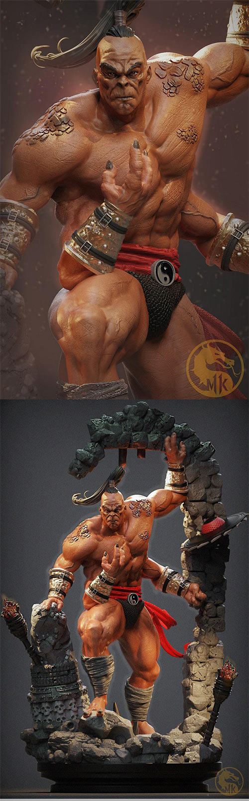 3D Print Model Goro from Mortal Kombat Print