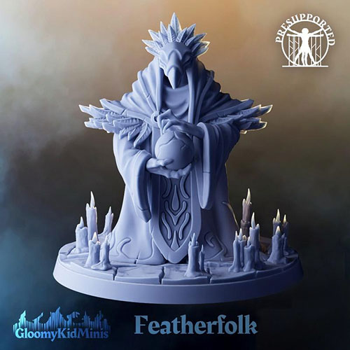 3D Print Model Featherfolk Cleric
