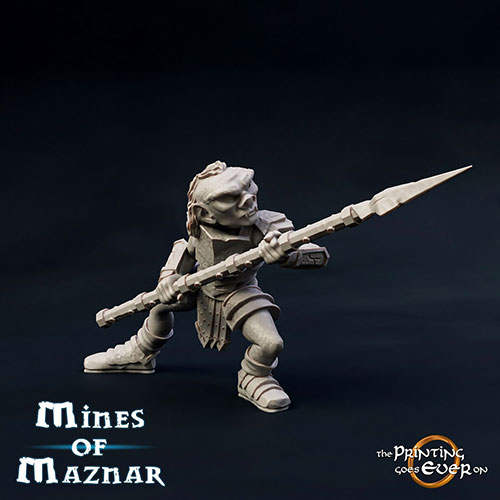 3D Print Model Goblin Spearman Version C