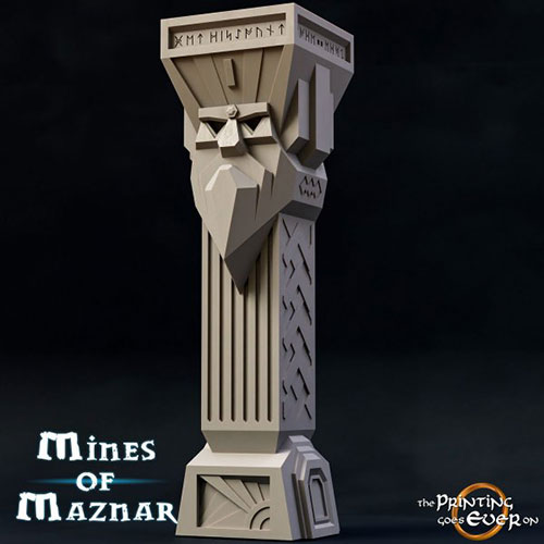 3D Print Model Dwarven Column