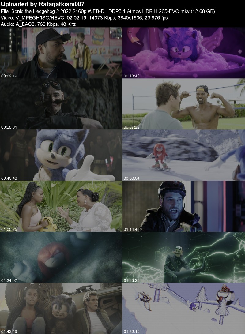 Sonic the Hedgehog 2 2022 2160p WEB-DL DDP5 1 Atmos HDR H 265-EVO Sonic the Hedgehog 2 2022 2160p WEB-DL DDP5 1 Atmos HDR H 265-EVO