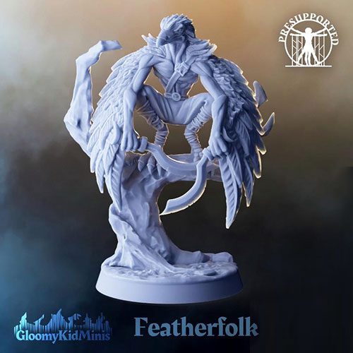 3D Print Model Featherfolk Rogue