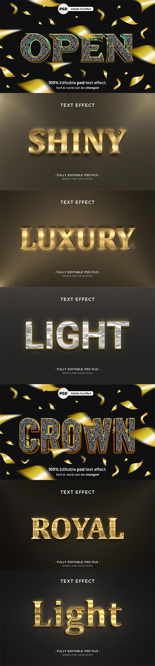 Psd text effect set vol 651