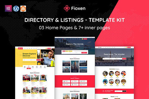 Themeforest Fioxen - Travel Directory & Listings Elementor Template Kit 34371820