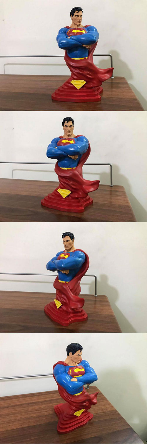 Superman Bust 3D Print