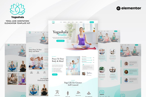 TForest Yogashala - Yoga & Meditation Elementor Template Kit 37739249