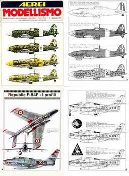 Aerei Modellismo 1981 - Scale Drawings and Colors