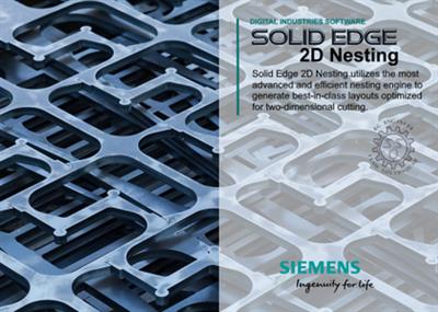 Siemens Solid Edge 2D Nesting 2022