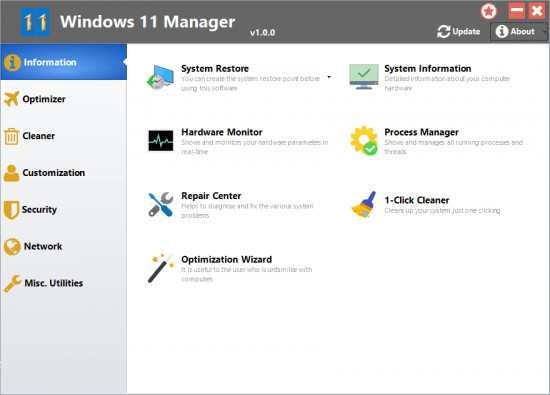 Yamicsoft Windows 11 Manager 1.1.0 (x64) Multilingual