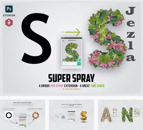 Super Spray - PNG Spray Extension for Photoshop