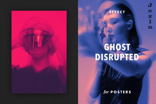 Ghost Disrupted Effect for Posters - 7224588
