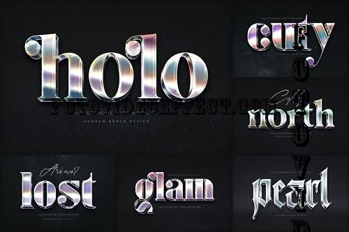 Holochrome Text Effects