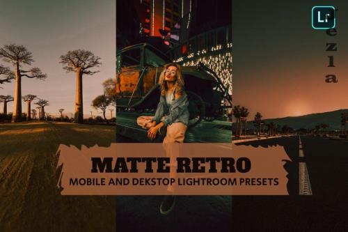 Matte Retro Lightroom Presets Dekstop and Mobile