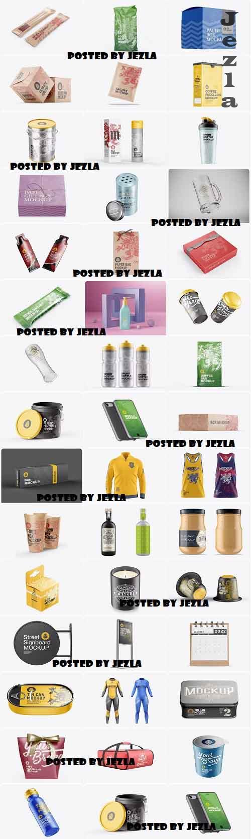 Roverto Shop Mockup Bundle 21 - 43 Premium Graphics