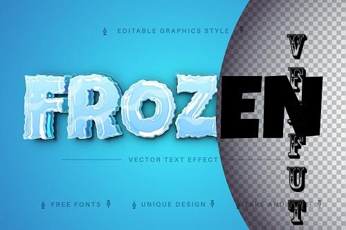 Frozen Winter - Editable Text Effect - 7227447