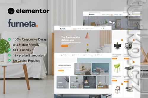 Themeforest Furneta - Furniture Shop Elementor Template Kit 36974703