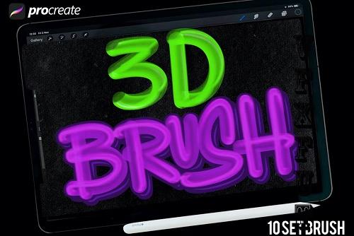 Dans 3D Brush Procreate #1