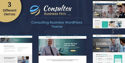 Themeforest Consultox - Consulting Business WordPress Theme 21308478