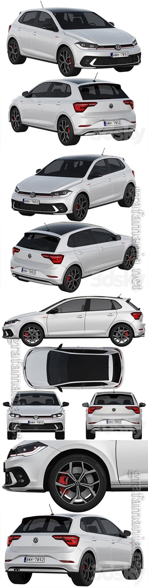 Volkswagen Polo GTI 2022 3D Models