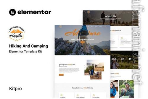 Themeforest Hayka - Hiking & Camping Elementor Template Kit 36863002