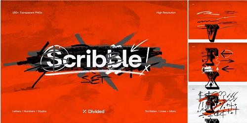 Scribble Set (150+ Elements) - 7225935