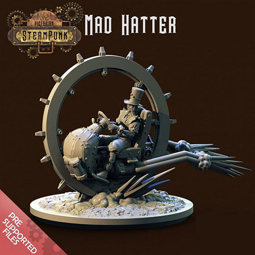 Mad Hatter 3D Print Model