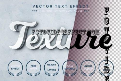 Texture - Editable Text Effect, Font - 7231195