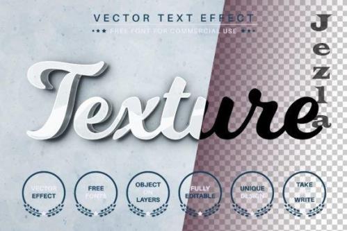 Texture - Editable Text Effect, Font - 7231195