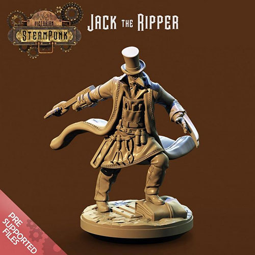 Jack the Ripper 3D Print Model