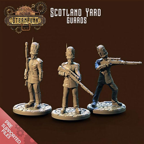 Scotland Yard Guards 3D Print Model