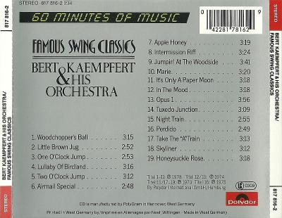 Bert Kaempfert & His Orchestra - Famous Swing Classics (1978) FLAC