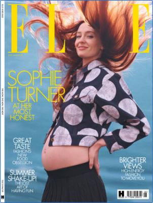 Sophie Turner by Jem Mitchell for ELLE UK June 2022