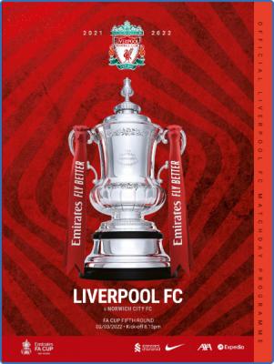 Liverpool FC Programmes - vs Norwich City FAC - 2 March 2022