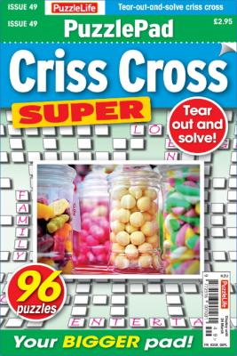 PuzzleLife PuzzlePad Criss Cross Super – 27 February 2020